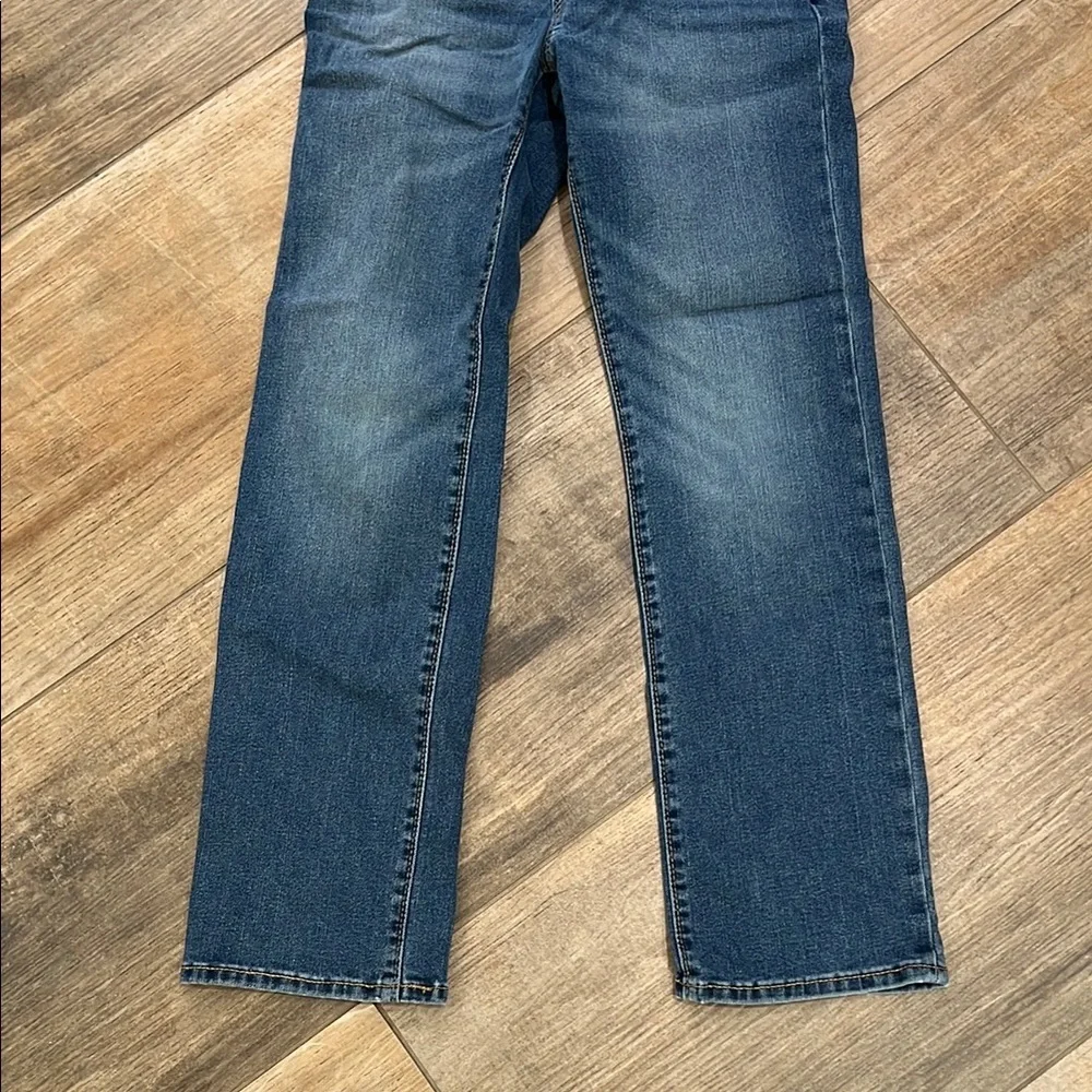 Old Navy Blue Straight-Leg Jeans Medium Weight